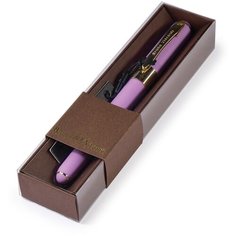 Ручка шариковая автоматическая BrunoVisconti, 0,5 мм, синяя, в футляре, Monaco (сиреневый корпус), Арт. 20-0125/141