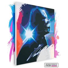 Картина по номерам на холсте Darth Vader Звездные Войны, 100 х 120 см Красиво Красим