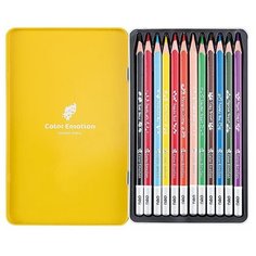 Набор цветных карандашей Deli Color Emotion EC00205, 12 цветов