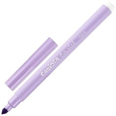 Фломастеры 8 цветов Carioca Pastel, 1,0-4,7 мм, пастельная палитра, смываемые, ПВХ, европодвес