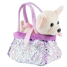 Мягкая игрушка «Собачка» в сумочке-переноске, 18 см Fancy