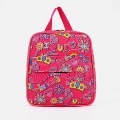 Зфтс Рюкзак детский на молнии, наружный карман, цвет розовый