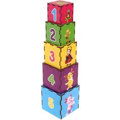 Игрушка развивающая Кубик Лунтик 5 шт Mapacha 962116