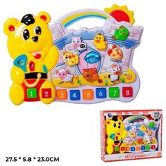 Пианино 6046B-CY Е-Нотка на батарейках в коробке Tong DE