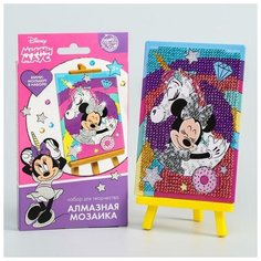 Алмазная мозаика для детей "Минни и единорог" Минни Маус Disney
