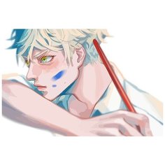 Картина по номерам аниме Blue period - 8450 Г 60x40