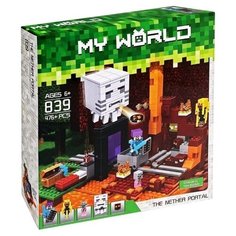 Конструктор Minecraft Портал в подземелье 839 476 деталей Lolishop