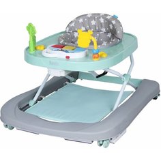 Ходунки детские Nuovita Avvio 2 в 1: ходунки, толкатель (Zoo Grigio Verde/Серо-зеленый)