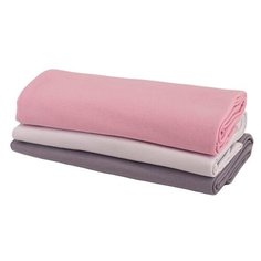 Пеленки для новорожденных 3 шт. Розовый - серый- белый Body Pillow