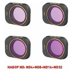 Набор из 4 ND фильтров для дрона квадрокоптера DJI Mini 3 Pro Sunnylife