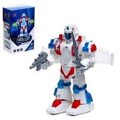 Робот «Авиабот», световые и звуковые эффекты, работает от батареек Без бренда