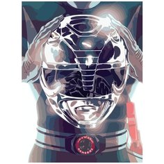 Картина по номерам на холсте Сериал Power Rangers 5677 30x40
