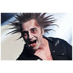 Картина по номерам на холсте Музыка КИШ Король и Шут - 6109 Г 60x40