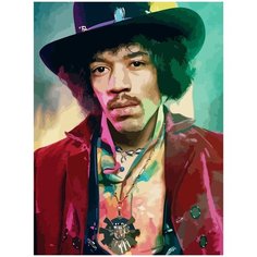 Картина по номерам на холсте Jimie Hendrix - 211 30X40