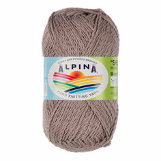 Пряжа ALPINA "SHEBBY" 100% хлопок 10 шт. х50г 150м №09 серый
