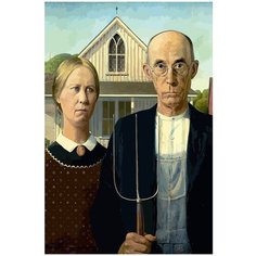 Картина по номерам на холсте Грант вуд - 1 40 x 60