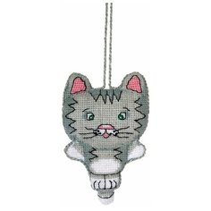 Набор для вышивания "Игрушка. Котик", 7x9,5 см, PANNA