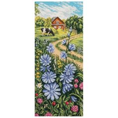 Набор для вышивания "Дикий цикорий", 13.5x32 см, PANNA