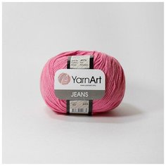 Пряжа YarnArt Jeans (Джинс) - 5 мотков Цвет: 42 малина 55% хлопок, 45% полиакрил 50г 160м