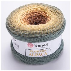 Пряжа для вязания YarnArt Flowers Alpaca 250гр 940м (20% альпака, 80% акрил) (416), 2 мотка