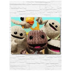Картина по номерам на холсте игра LittleBigPlanet (PS, Xbox, PC, Switch) - 11072 Г 30x40