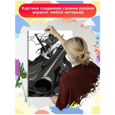 Картина по номерам Аниме Афросамурай Кума - 7964 В 60x40