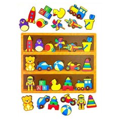 Сортер «Игрушки на полках» ТУРБО ДЕТКИ