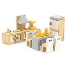 Мебель для кукол 44038 кухня (дерево) VIGA