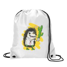 Сумка для обуви CoolPodarok Прикол. Ежик с кактусом