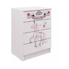 Комод Миф Принцесса белый 60х43х81.6 см