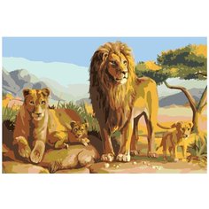 Картина по номерам, "Живопись по номерам", 48 x 72, RA030