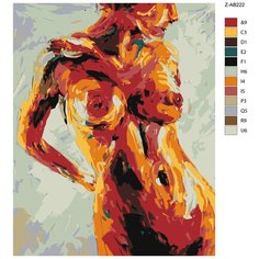 Картина по номерам, "Живопись по номерам", 100 x 125, Z-AB222