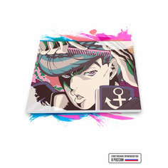 Картина по номерам на холсте JoJos Bizarre Adventure -Jousuke Higashikata -Невероятные приключения ДжоДжо -Джоске Хигашиката, 70 х 90 см Красиво Красим