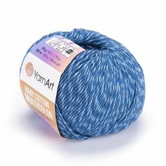 Пряжа YARNART Baby Cotton Multicolor YarnArt, тем. голубой - 5210, 50% акрил, 50% хлопок, 10 мотков, 50 г, 165 м.