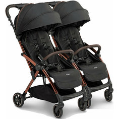 Leclerc Baby Прогулочная коляска для двойни Influencer (Black Brown)