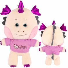 Дракончик с Розовыми Щёчками в Футболке 25 см MT-MRT-MG01202302-25 символ года 2024 Maxitoys