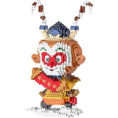 Конструктор 3D из миниблоков Balody Король Обезьян 1365 элементов - BA32011