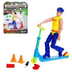 Пальчиковый самокат c фигуркой, микс Woow Toys