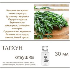 Тархун, отдушка для свечей и мыла, 30 мл Candle M