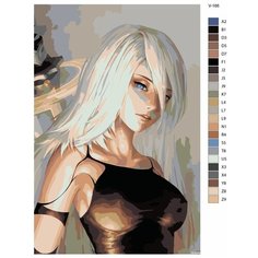 Картина по номерам V-166 "Игра Nier Automata. A2" 50х70 Brushes Paints