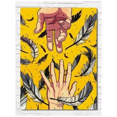 Картина по номерам на холсте рука помощи - 11402 В 30x40