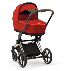 Коляска для новорожденных Cybex Priam IV Autumn Gold на шасси Rosegold