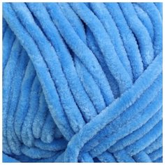 Пряжа "Dolce" 100% микрополиэстер 120м/100гр (777 ярко-голубой), 1шт Yarn Art