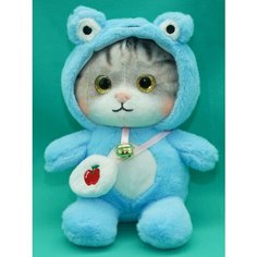 Мягкая игрушка Котенок в капюшоне с колокольчиком 20 см. АКИМБО КИТ