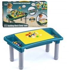 Конструктор детский пластиковый с универсальным столиком для игр с песком и водой Oubaoloon UG7702 (307 деталей) в коробке