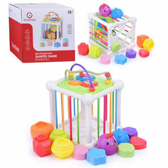 Сортер YL1303C с цветными фигурками и шестеренками, в коробке Oubaoloon