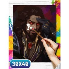 Картина по номерам на холсте игры world of warcraft dragonflight - 12112 30х40