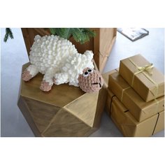 Подушка-игрушка антистресс плюшевый Барашек 50*38см ИП Сырова О.М.