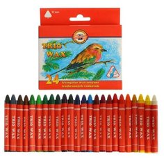Koh-I-Noor Мелки восковые 24 цвета TRIO