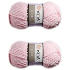 Пряжа для вязания ЯрнАрт Дольче YarnArt Dolce 100г/120м, 2 мотка, цвет 750, состав: 100% микрополиэстер